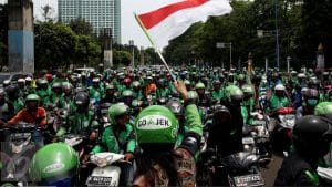 Aksi 205: Ribuan Pengemudi Ojol Gelar Demo Nasional, Tuntut Keadilan dan Regulasi yang Tegas