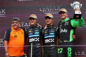 Podium at 2025 British GP scaled