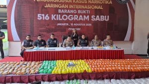 Polda Metro Jaya Bongkar Sindikat Sabu Internasional 516 Kg Bernilai Rp516 Miliar