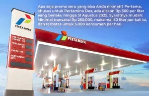 Diskon Rp 300 per Liter! Pertamina