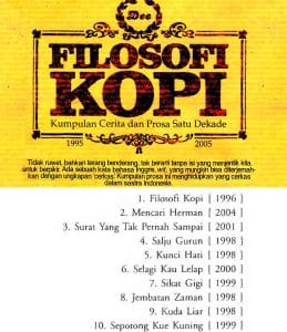 Sang Peramal Era Dalam Buku Filosofi Kopi