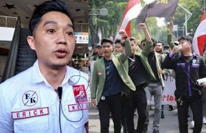 Partai Politisi PSI Erick Komala menyadari