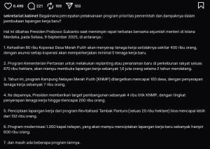 Prabowo Siap Ciptakan Jutaan Lowongan Kerja.