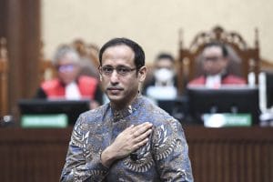 Nadiem Makarim Divonis 10 Tahun Penjara dalam Kasus Pengadaan Chromebook.