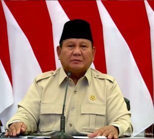 Dari Istana Secara Virtual, Prabowo Resmikan Proyek Infrastruktur TNI-Polri untuk Masyarakat