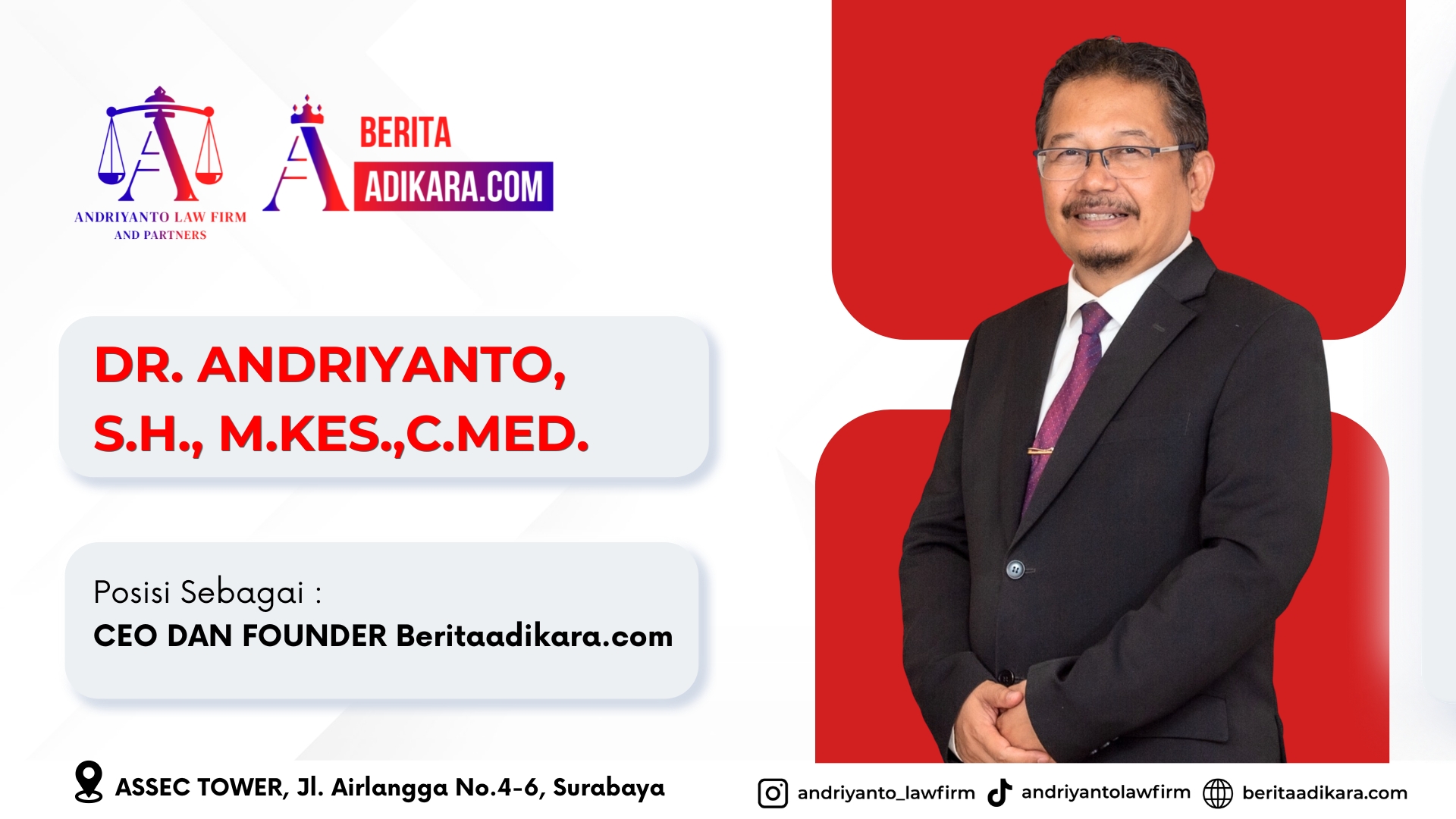 DR. ANDRIYANTO, S.H., M.KES.,C.MED.