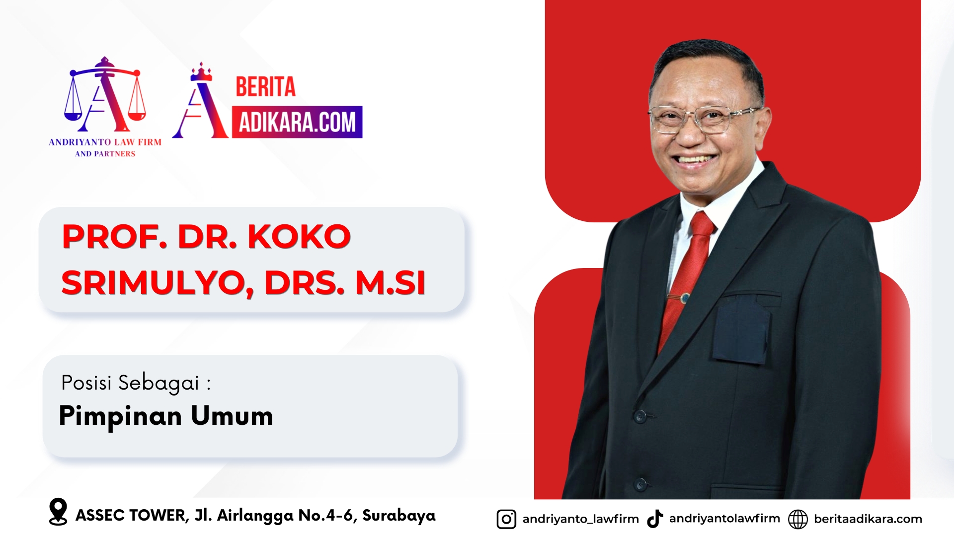 PROF. DR. KOKO SRIMULYO, DRS. M.SI
