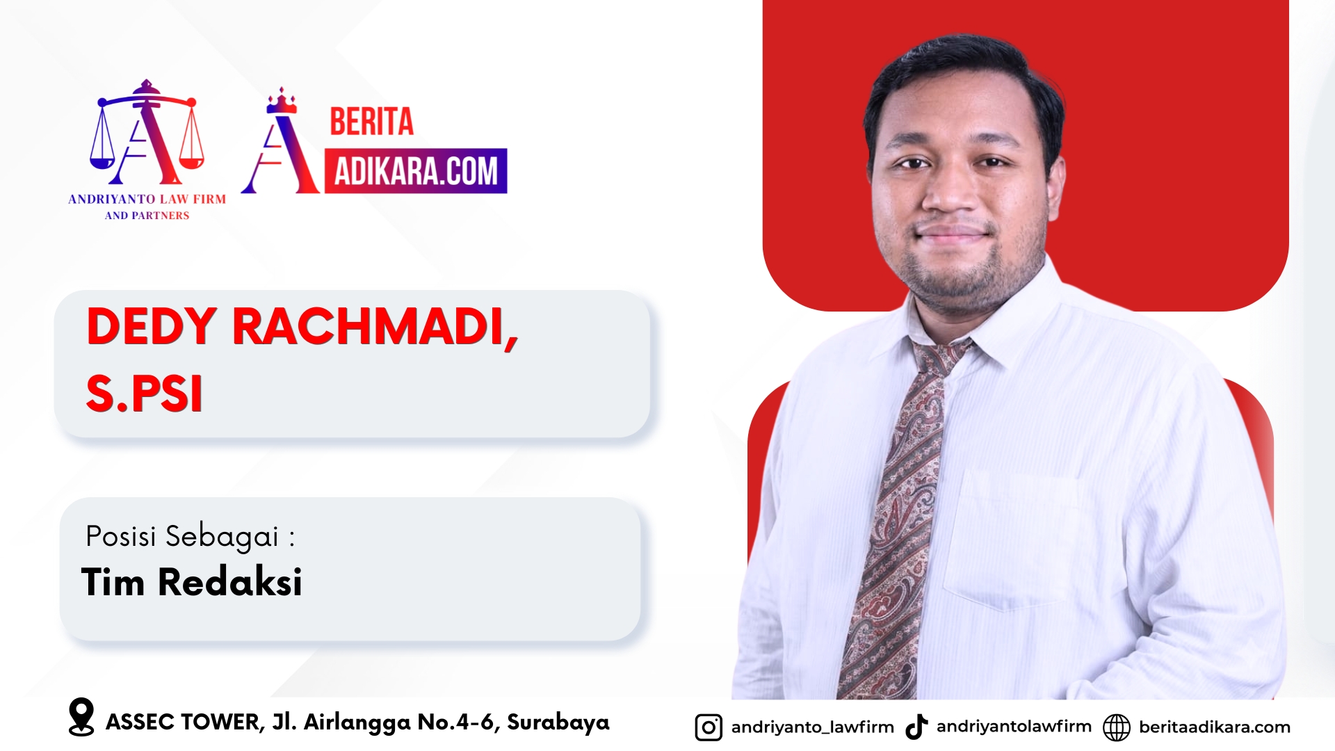 DEDY RACHMADI, S.PSI