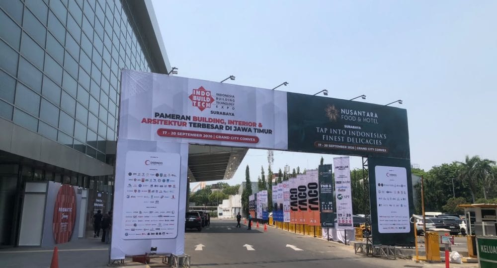 IndoBuildTech dan Nusantara Food & Hotel Hadir di Grand City Surabaya, Perkuat Ekosistem Bisnis Jawa Timur