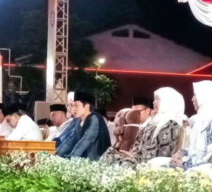 Ribuan Jemaah Padati Grahadi dalam Tabligh Akbar Hari Santri 2026